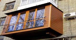 Внешняя отделка балкона Мценск цена от 1035 руб. м/2.